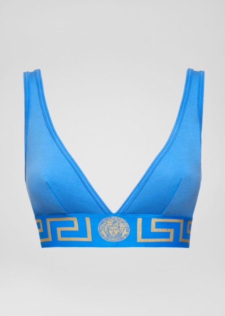 Bralette Versace Versace Greca Border Triangle Dama | JGEXTUM-97